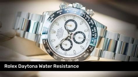 how water resistant is a rolex daytona